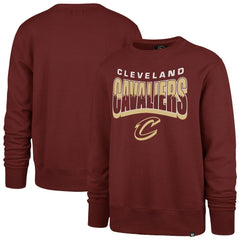 47 brand - Cleveland Cavaliers '47 Unisex Brush By Headline Crewneck Sweatshirt - Wine