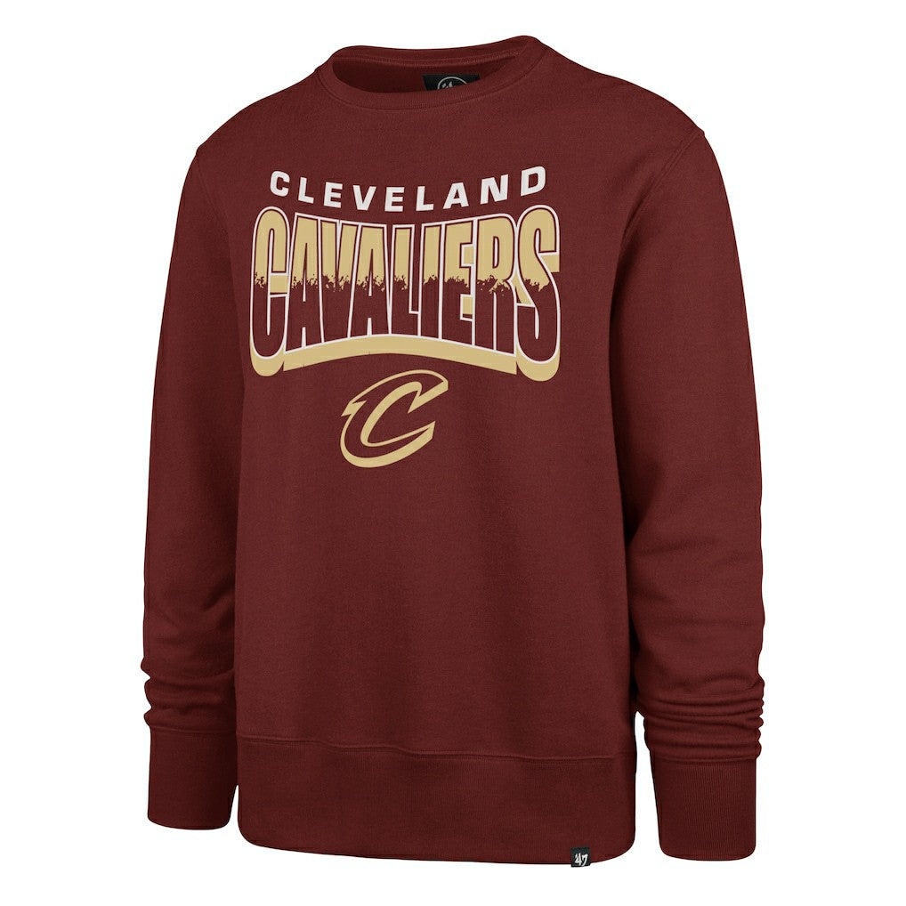 47 brand - Cleveland Cavaliers '47 Unisex Brush By Headline Crewneck Sweatshirt - Wine