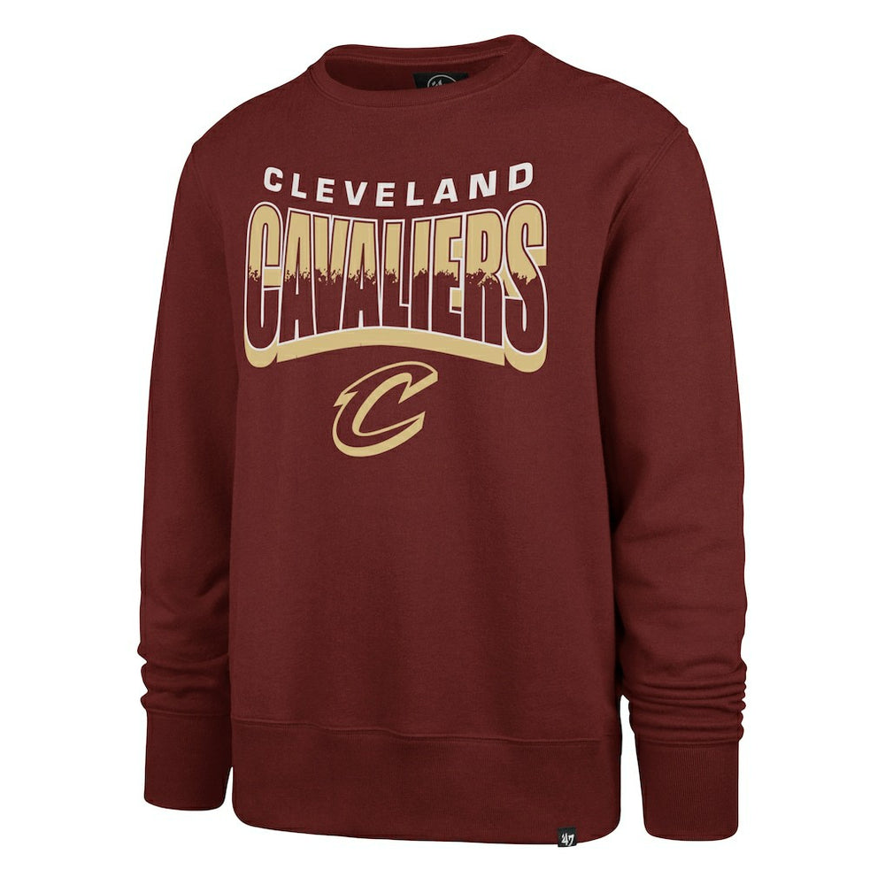 47 brand - Cleveland Cavaliers '47 Unisex Brush By Headline Crewneck Sweatshirt - Wine