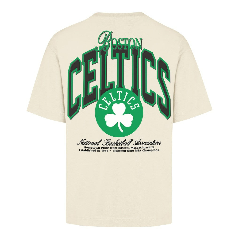 47 brand - Boston Celtics '47 Unisex Crossover Collection Foundation Pocket T-Shirt - Cream