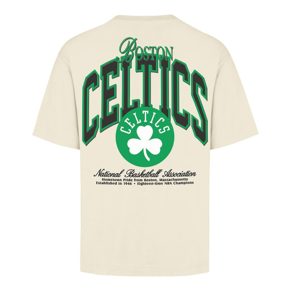 47 brand - Boston Celtics '47 Unisex Crossover Collection Foundation Pocket T-Shirt - Cream