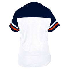 Houston Astros Profile Women's Plus Size Two-Stripe V-Neck T-Shirt Lifestyle