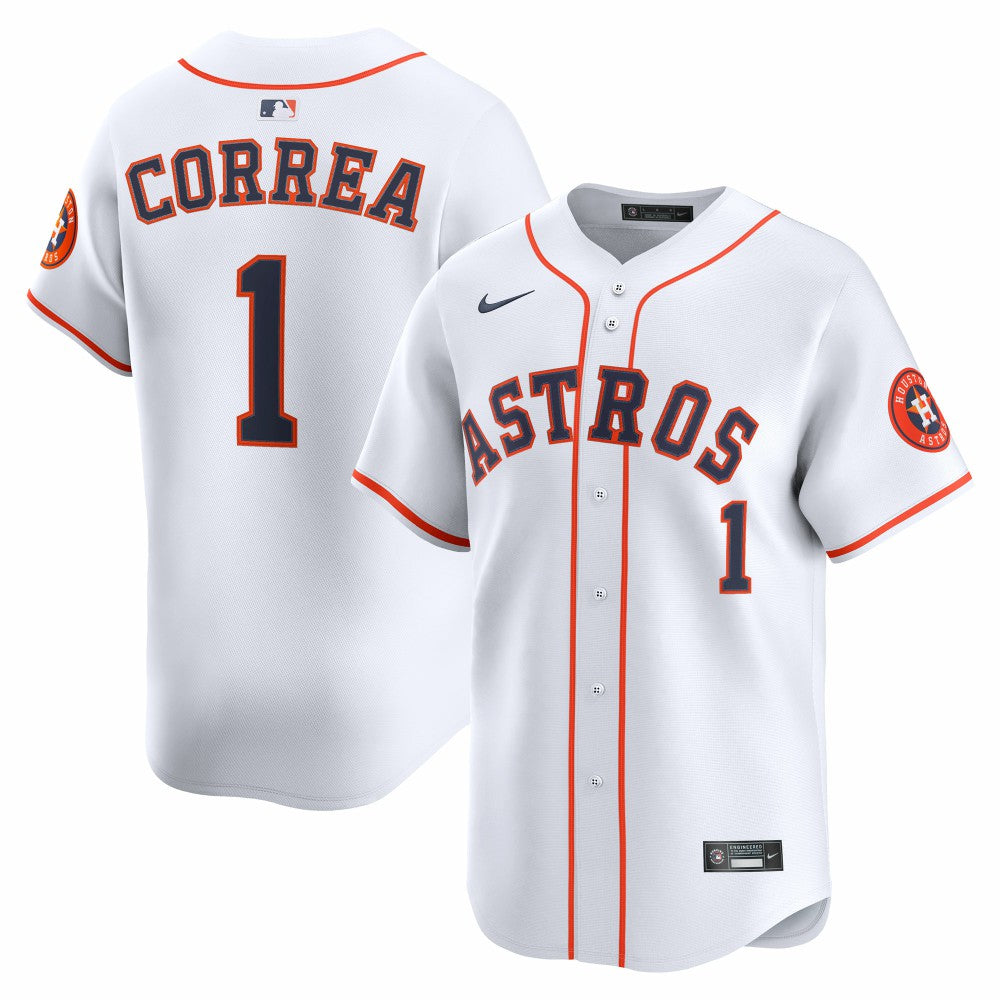 Carlos Correa Houston Astros Nike Home Limited Player Jersey - White | MLB Jerseys