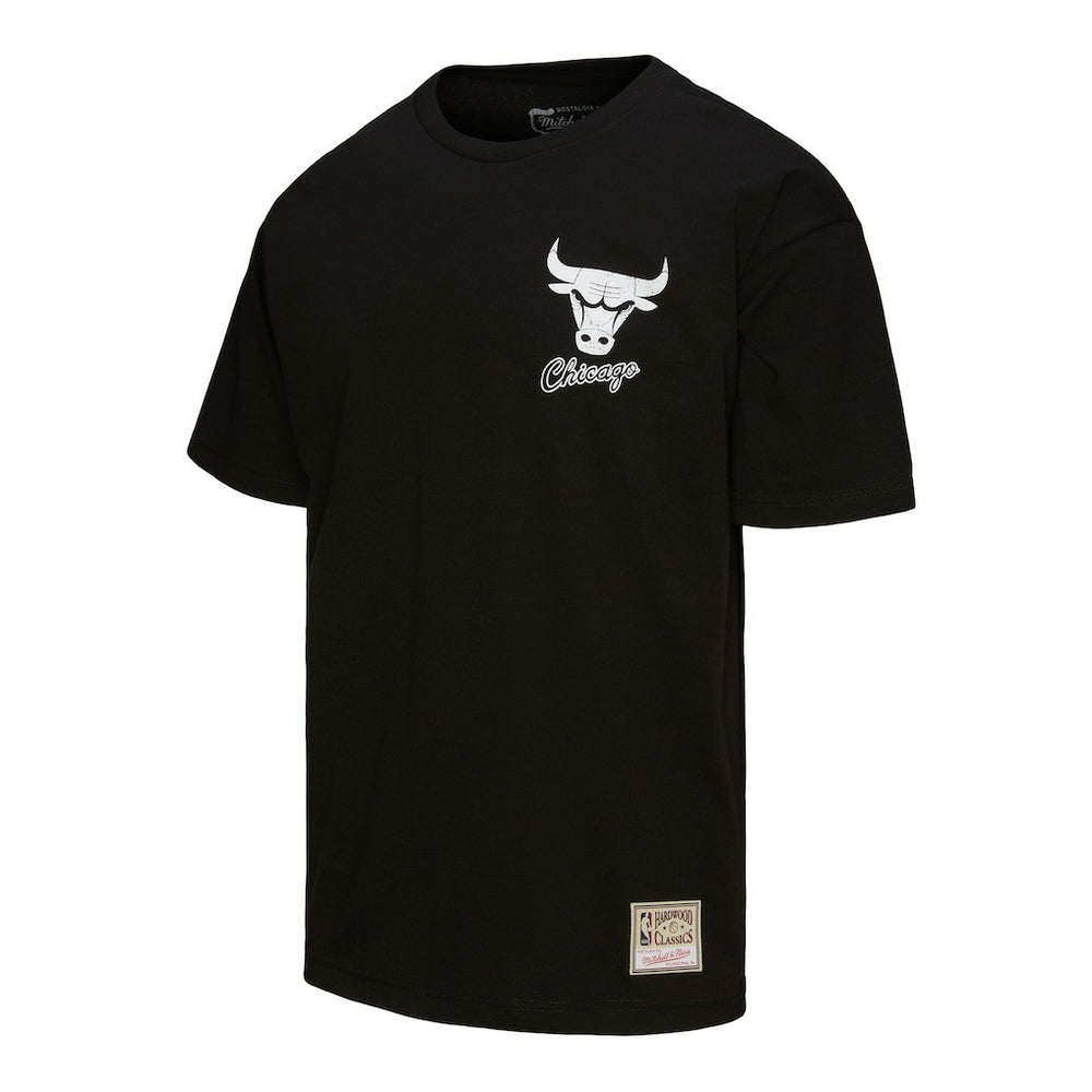 Mitchell & Ness - Chicago Bulls Hardwood Classics Overlap T-Shirt - Black