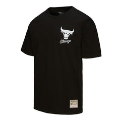 Mitchell & Ness - Chicago Bulls Hardwood Classics Overlap T-Shirt - Black