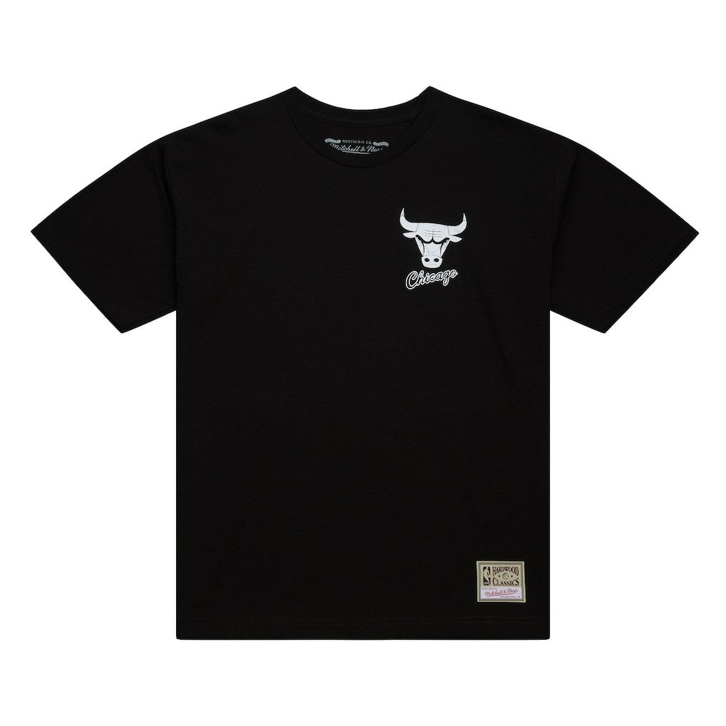 Mitchell & Ness - Chicago Bulls Hardwood Classics Overlap T-Shirt - Black