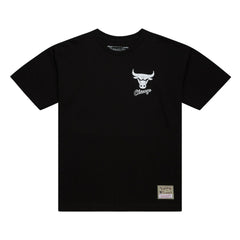 Mitchell & Ness - Chicago Bulls Hardwood Classics Overlap T-Shirt - Black