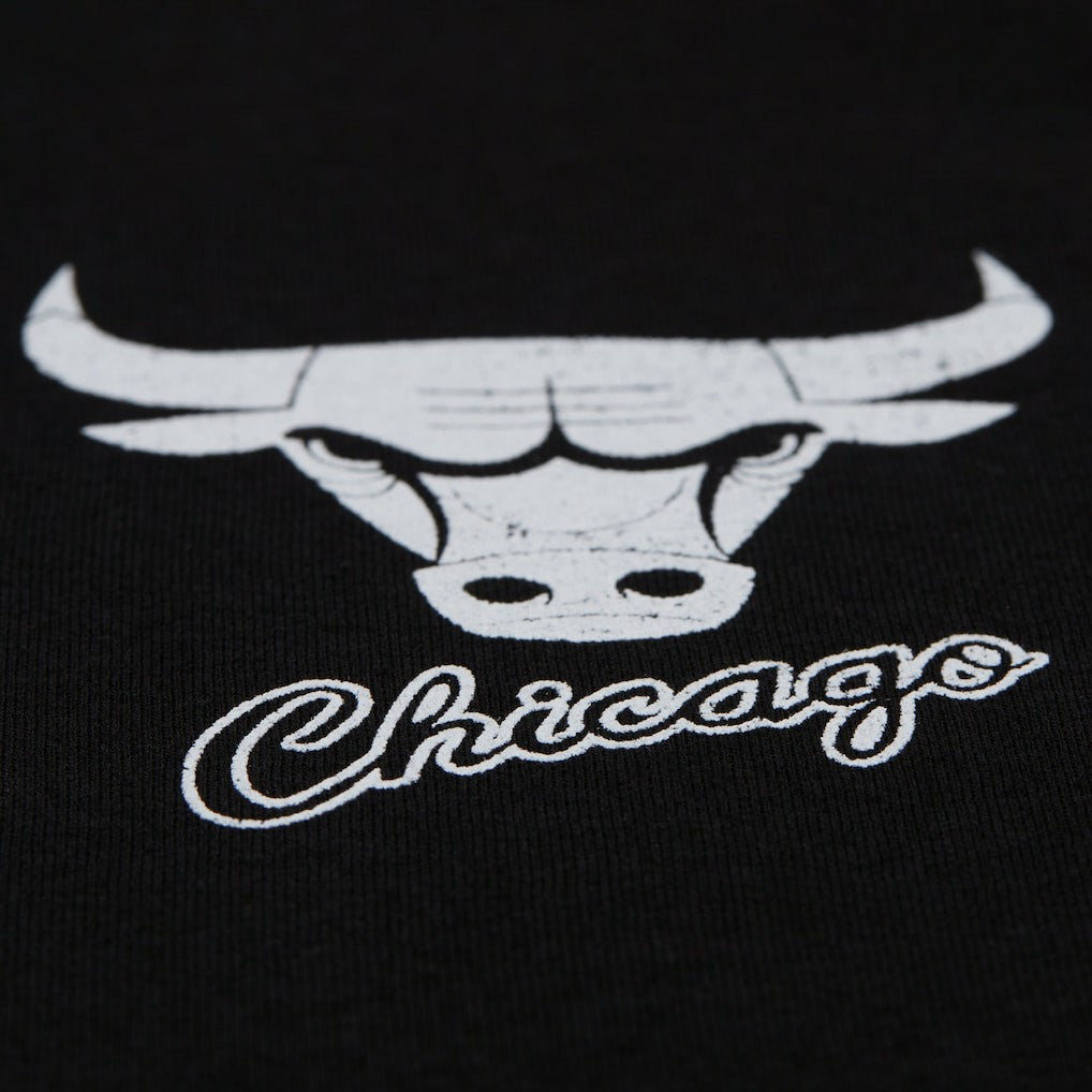 Mitchell & Ness - Chicago Bulls Hardwood Classics Overlap T-Shirt - Black