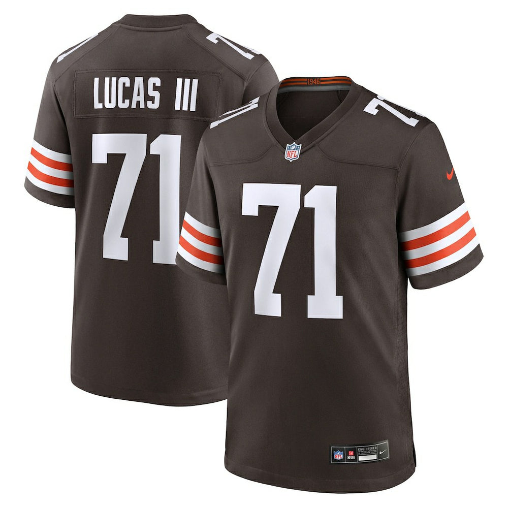 Cornelius Lucas Cleveland Browns Team Game Jersey Brown - Nike