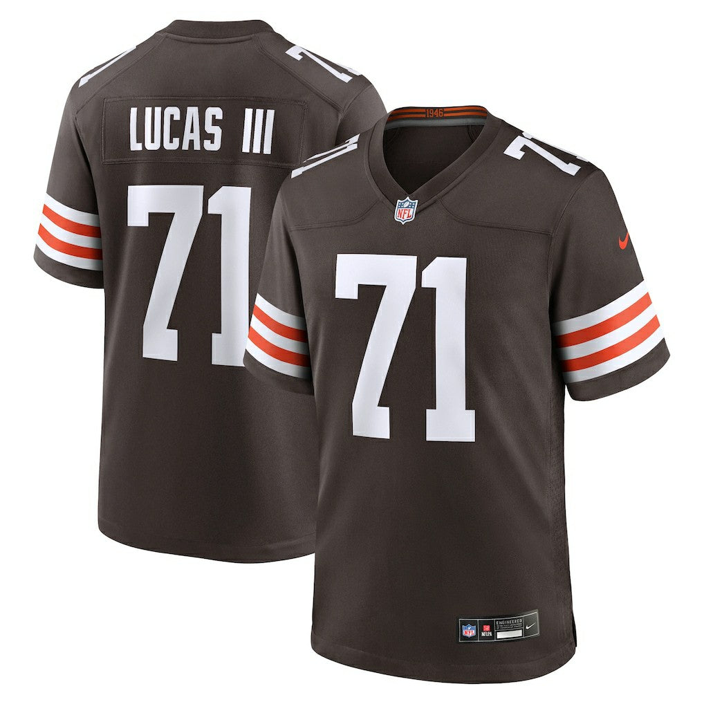Cornelius Lucas Cleveland Browns Team Game Jersey Brown - Nike