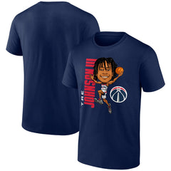 NBA - Tre Johnson III Washington Wizards Caricature T-Shirt - Navy