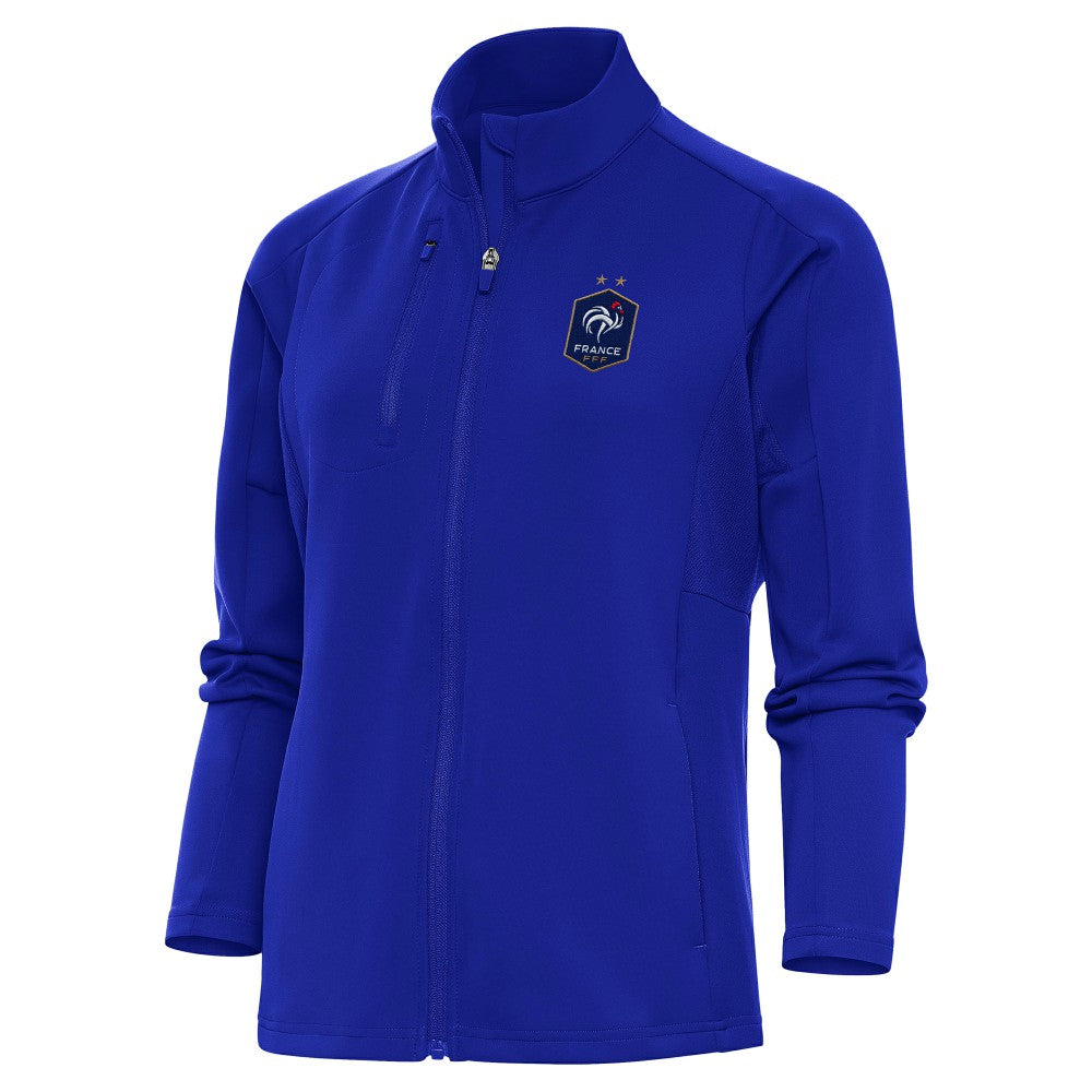 France National Team Antigua Women's Genesis Full-Zip Jacket - Royal