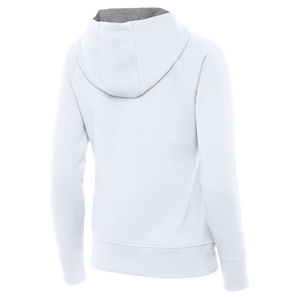 France National Team Antigua Women's Takeover Full-Zip Hoodie - White