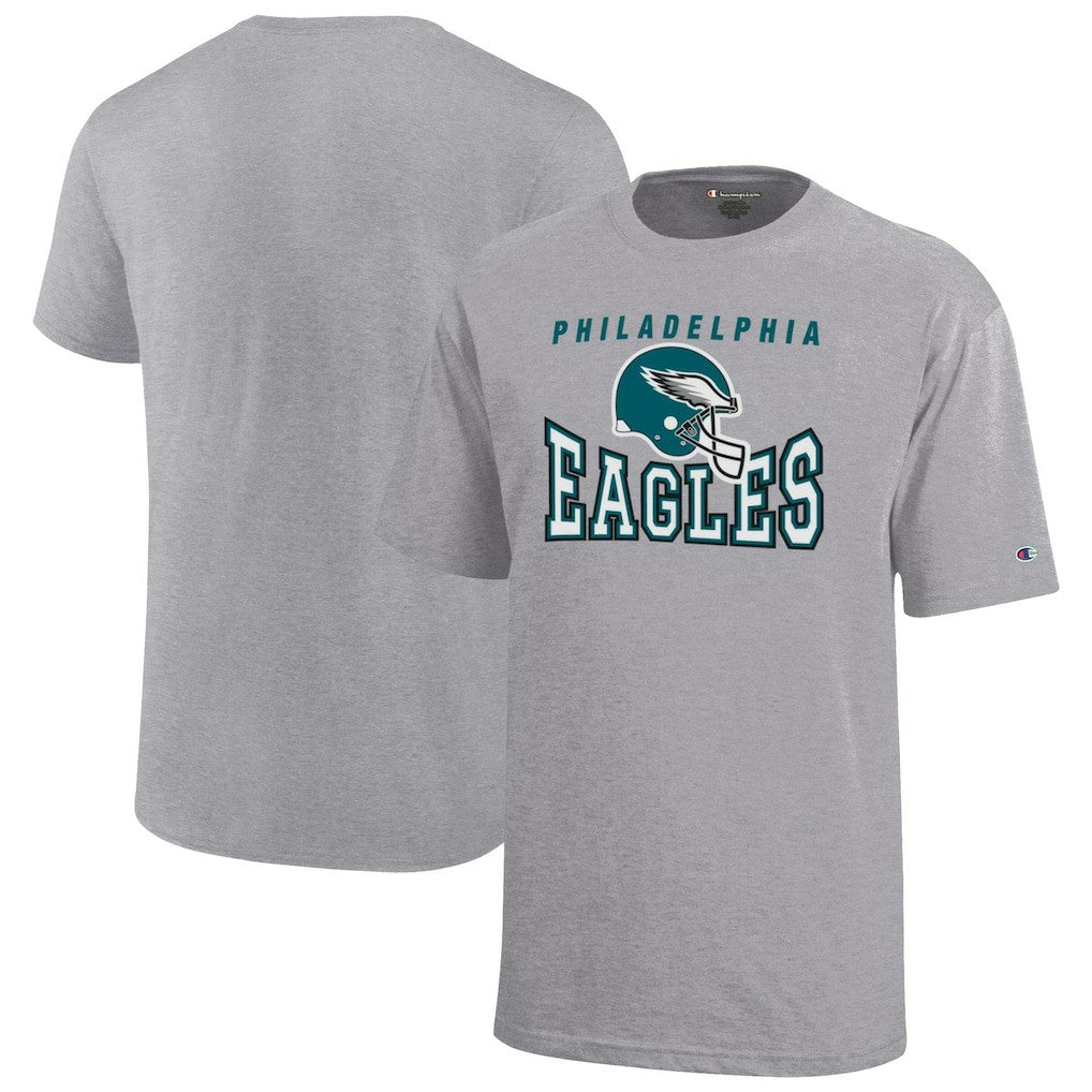 Philadelphia Eagles Champion Youth Graphic T-Shirt Gray - NFL