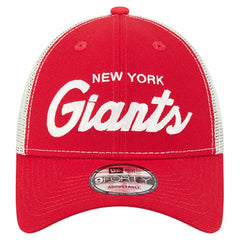 New York Giants New Era Apple Trucker 9FORTY Adjustable Hat Red - NFL