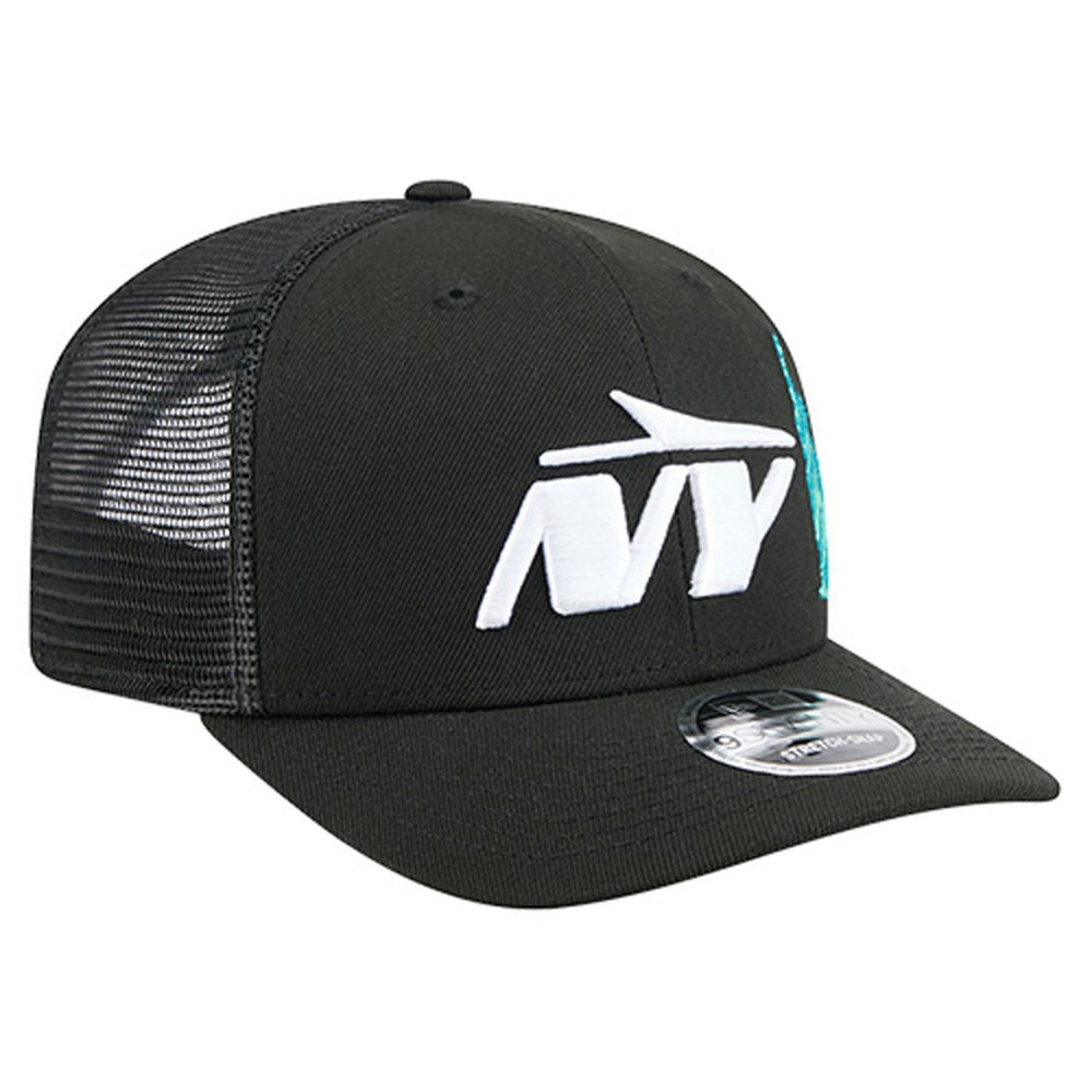 New York Jets New Era Liberty 9SEVENTY Adjustable Trucker Hat Black - NFL