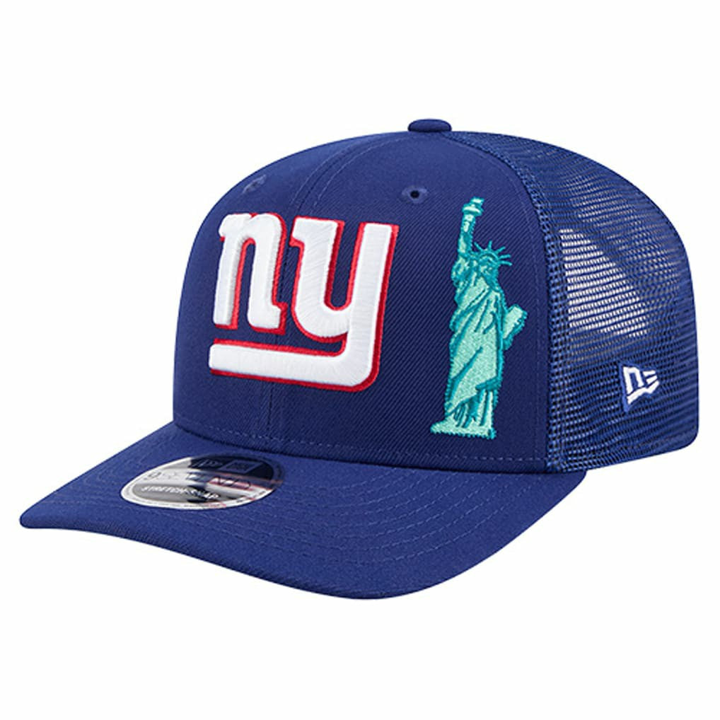 New York Giants New Era Liberty 9SEVENTY Adjustable Trucker Hat Royal - NFL