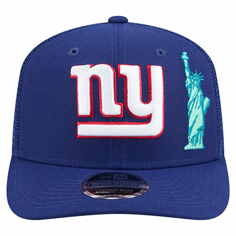 New York Giants New Era Liberty 9SEVENTY Adjustable Trucker Hat Royal - NFL