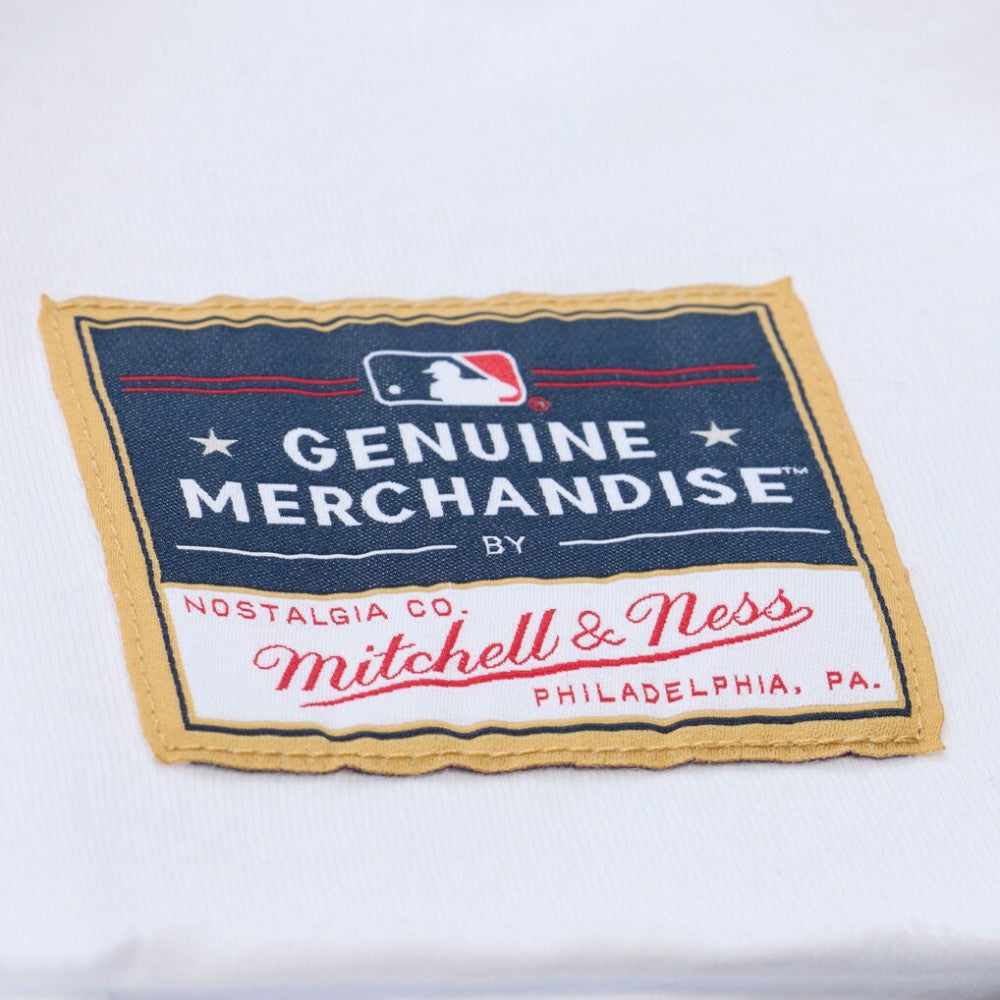 Philadelphia Phillies Mitchell & Ness Women's Cropped Raglan Mascot Boxy T-Shirt Clearance