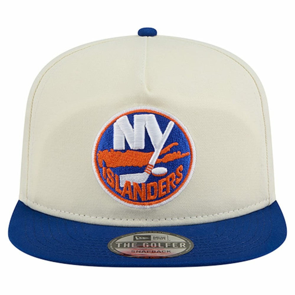 New York Islanders - New Era Golfer Adjustable Hat Cream