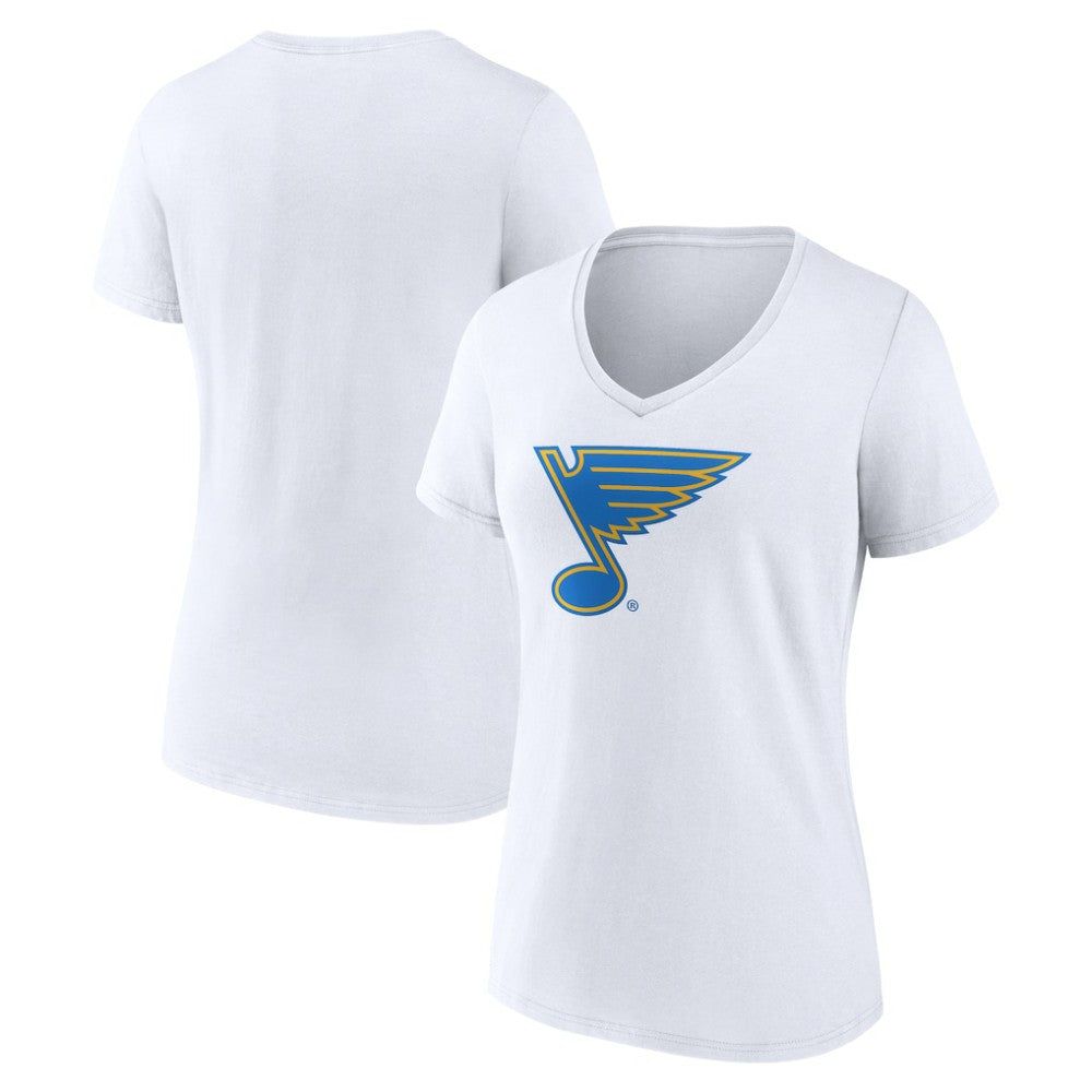 St. Louis Blues - Women's Essential V-Neck T-Shirt White