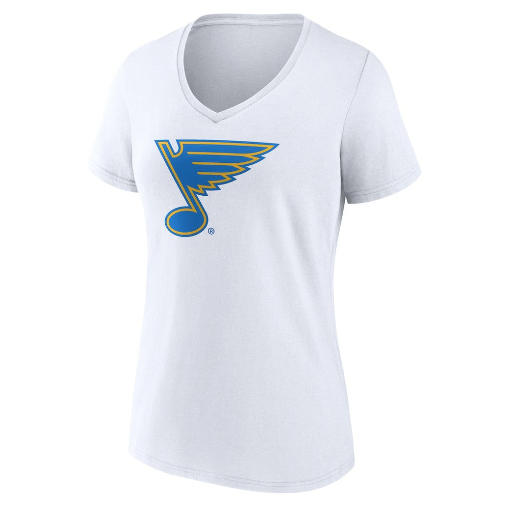 St. Louis Blues - Women's Essential V-Neck T-Shirt White