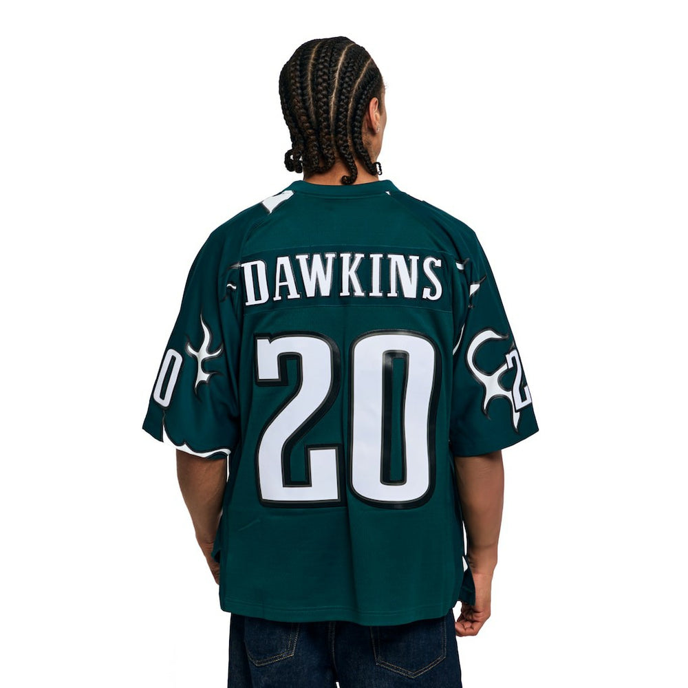Brian Dawkins Philadelphia Eagles x Golf Wang Unisex 1996 Legacy Fashion Jersey Midnight Green - Mitchell & Ness