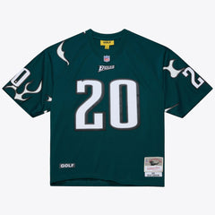 Brian Dawkins Philadelphia Eagles x Golf Wang Unisex 1996 Legacy Fashion Jersey Midnight Green - Mitchell & Ness