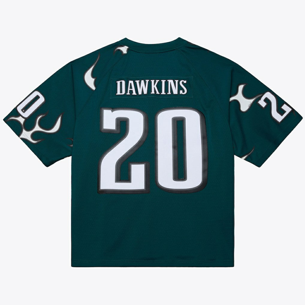 Brian Dawkins Philadelphia Eagles x Golf Wang Unisex 1996 Legacy Fashion Jersey Midnight Green - Mitchell & Ness