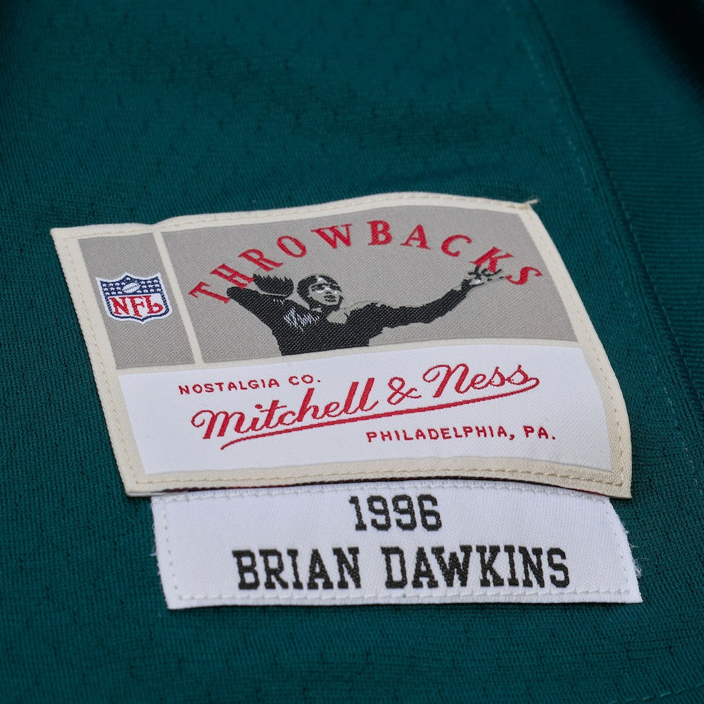 Brian Dawkins Philadelphia Eagles x Golf Wang Unisex 1996 Legacy Fashion Jersey Midnight Green - Mitchell & Ness