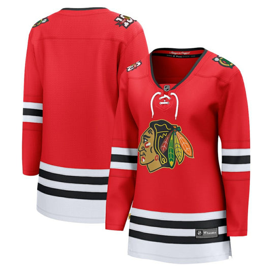 Chicago Blackhawks Fanatics Women's Centennial Breakaway Jersey - Red | NHL Jerseys