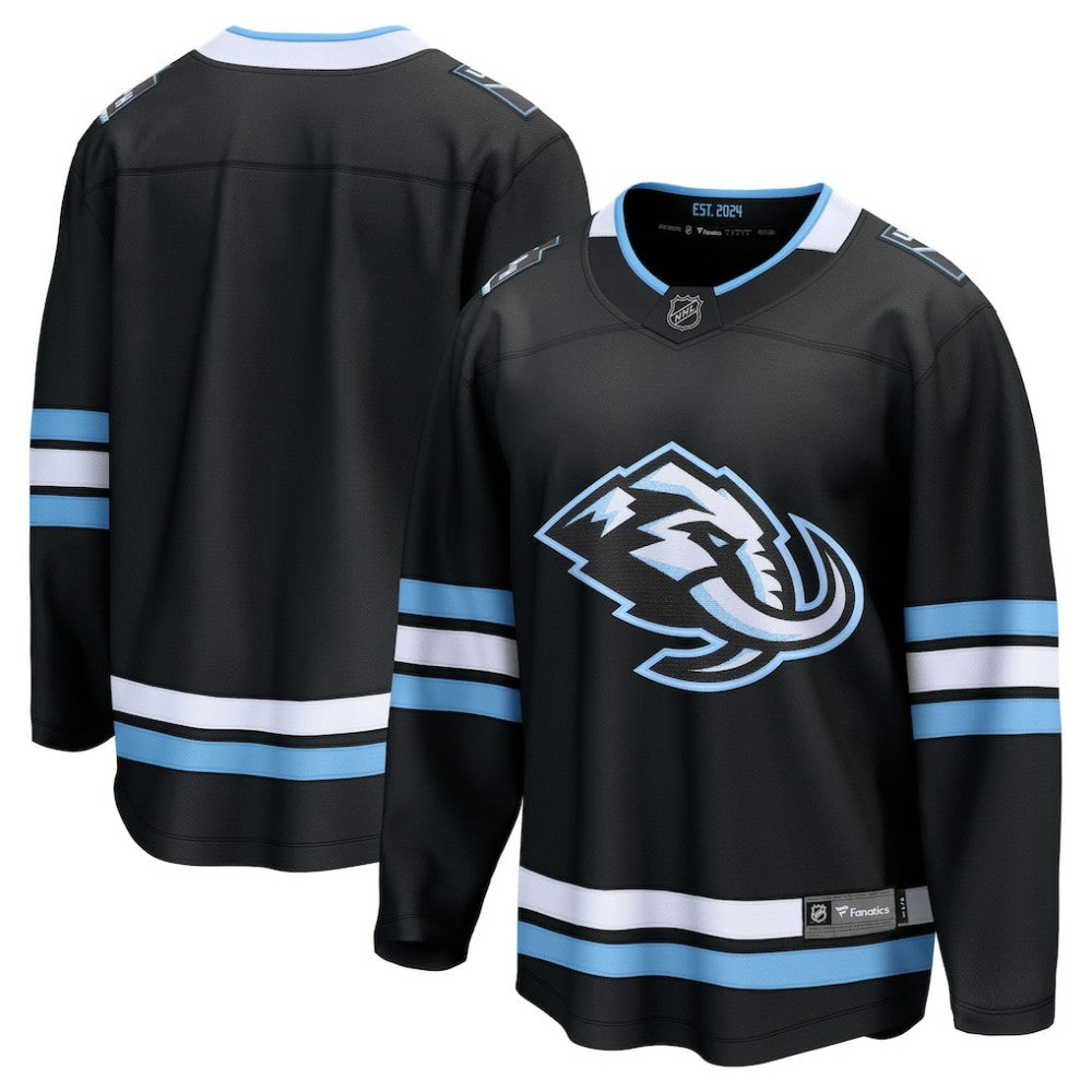 Utah Mammoth Fanatics Home Breakaway Jersey - Black | NHL Jerseys