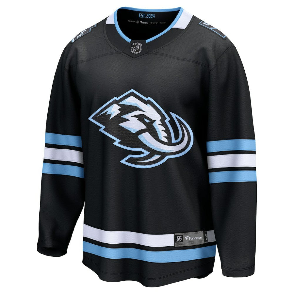 Utah Mammoth Fanatics Home Breakaway Jersey - Black | NHL Jerseys