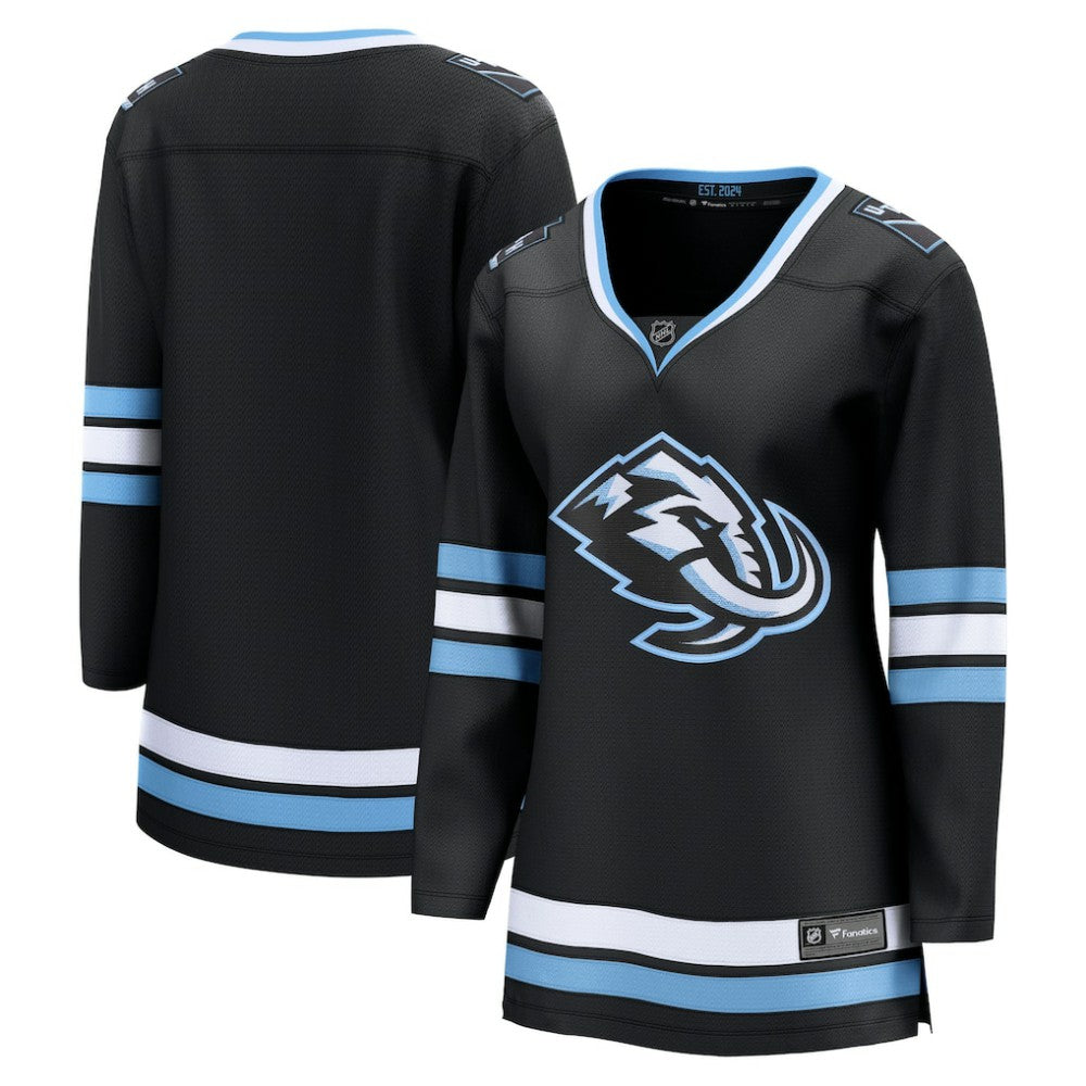 Utah Mammoth Fanatics Women's Home Breakaway Jersey - Black | NHL Jerseys