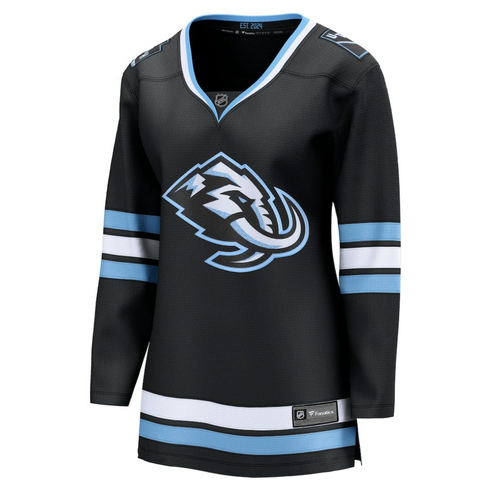 Utah Mammoth Fanatics Women's Home Breakaway Jersey - Black | NHL Jerseys