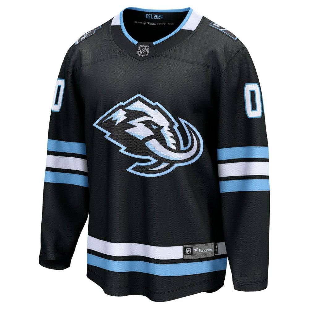 Utah Mammoth Fanatics Home Breakaway Custom Jersey - Black | NHL Jerseys