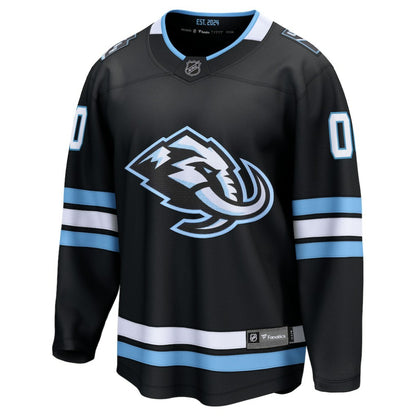 Utah Mammoth Fanatics Home Breakaway Custom Jersey - Black | NHL Jerseys