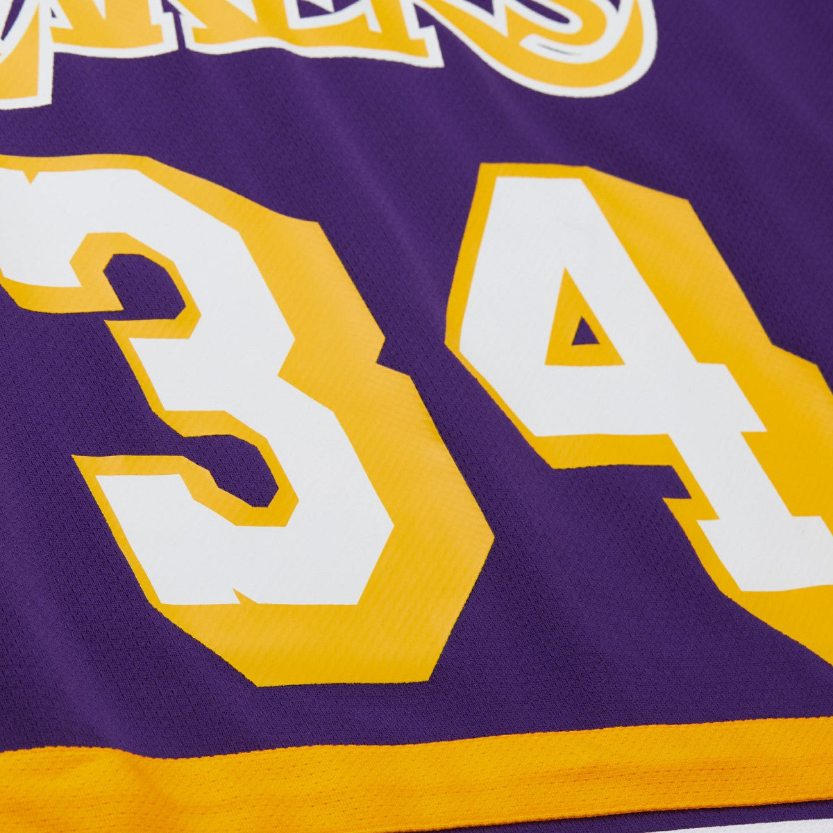 Mitchell & Ness - Shaquille O'Neal Los Angeles Lakers Unisex Maxxed Out Fashion Hockey Jersey - Purple