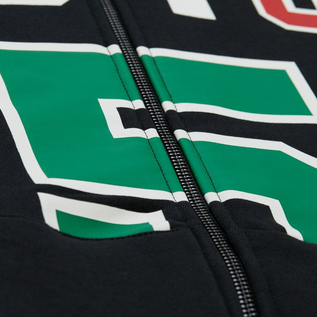 Mitchell & Ness - Kevin Garnett Boston Celtics Unisex Hardwood Classics Maxxed Out Full-Zip Hoodie - Black