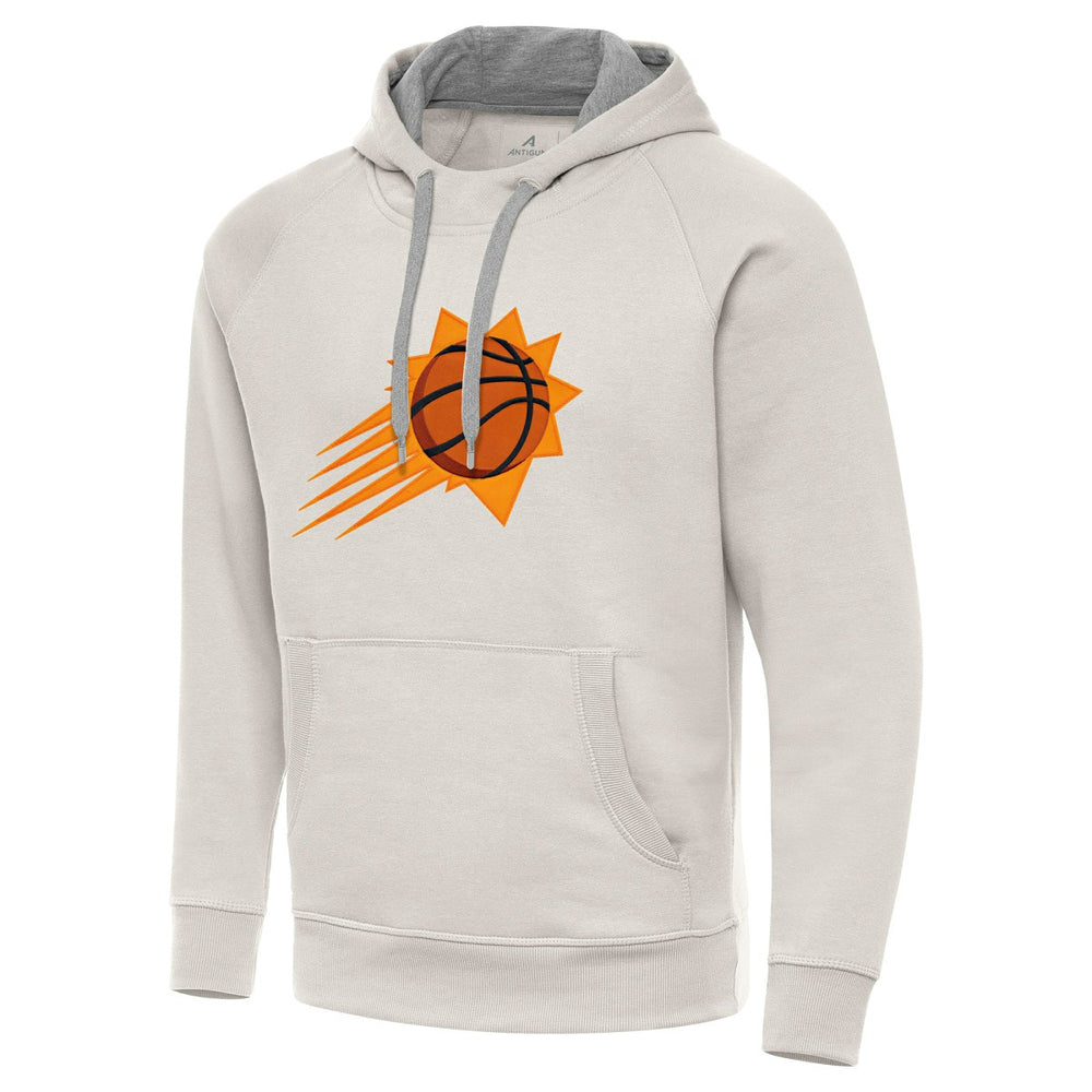 NBA - Phoenix Suns Antigua Big Logo Victory Pullover Hoodie - Cream