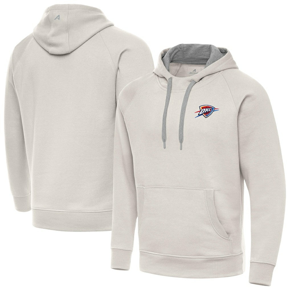 NBA - Oklahoma City Thunder Antigua Victory Pullover Hoodie - Cream