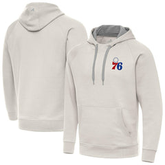 NBA - Philadelphia 76ers Antigua Victory Pullover Hoodie - Cream
