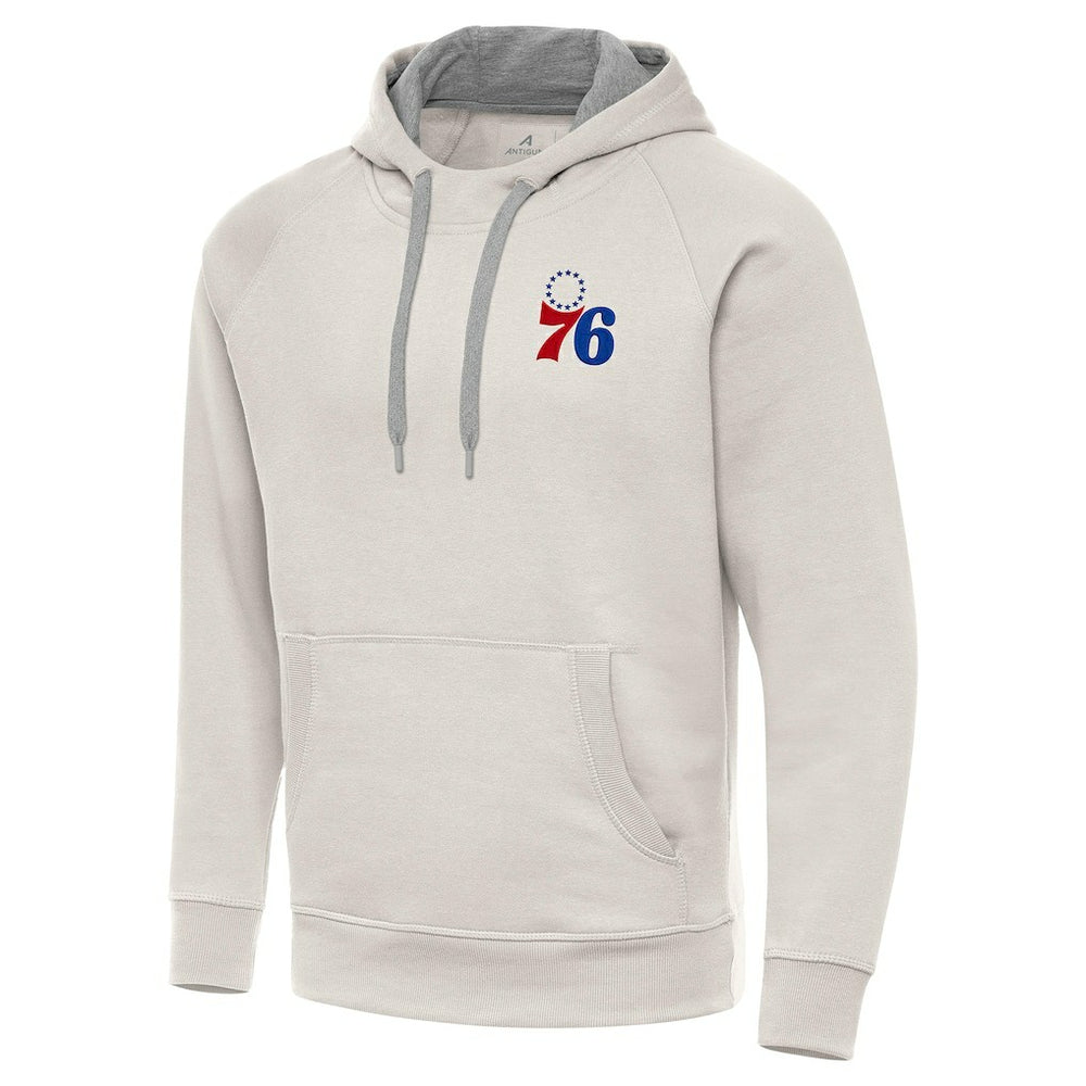 NBA - Philadelphia 76ers Antigua Victory Pullover Hoodie - Cream