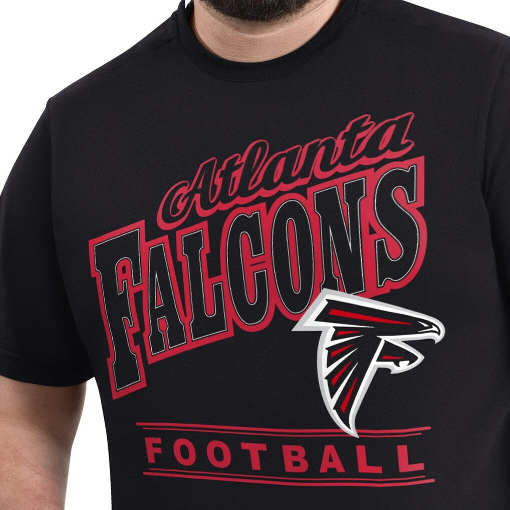 Atlanta Falcons G-III Sports by Carl Banks Adaptive Headliner Graphic T-Shirt Black - NFL