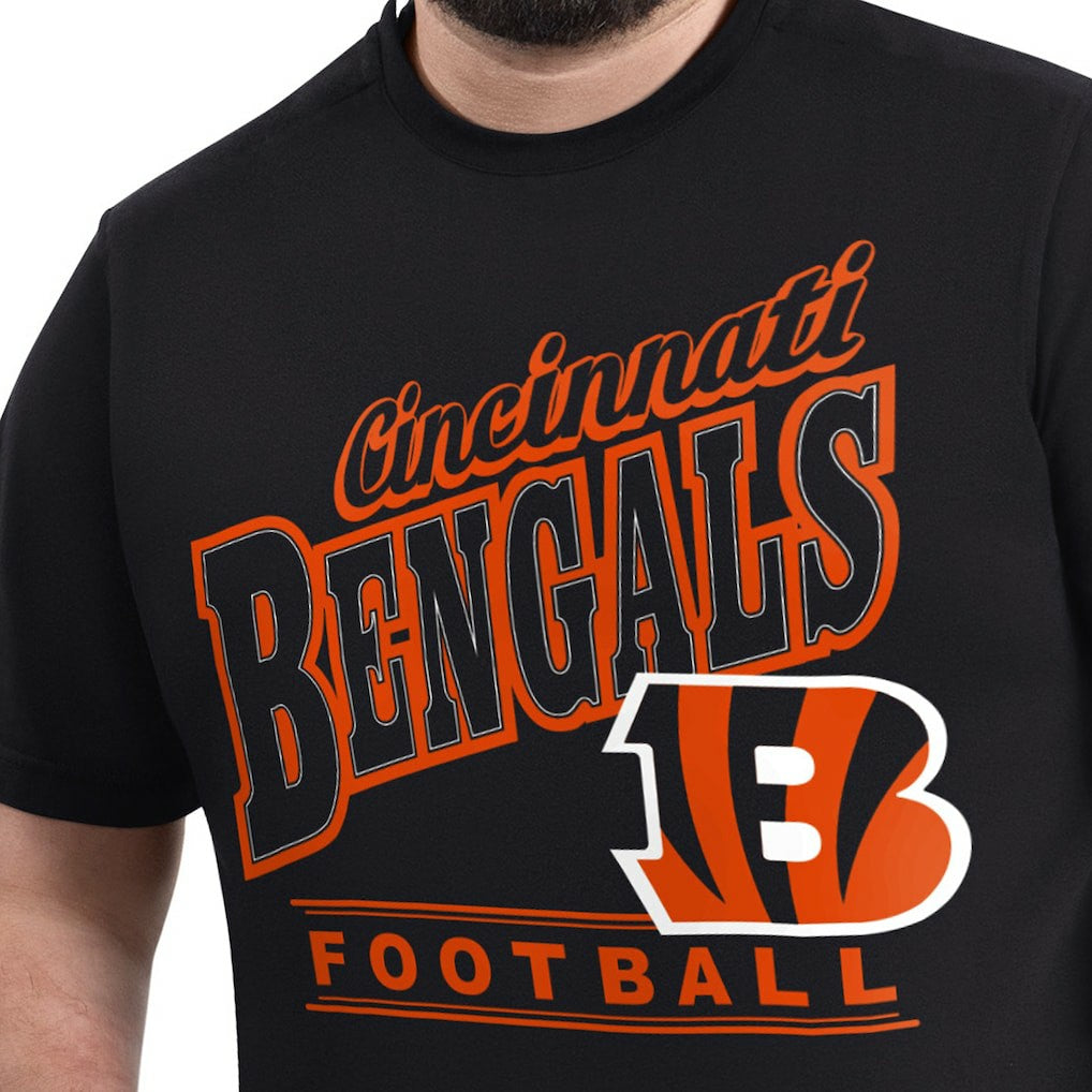 Cincinnati Bengals G-III Sports by Carl Banks Adaptive Headliner Graphic T-Shirt Black - NFL