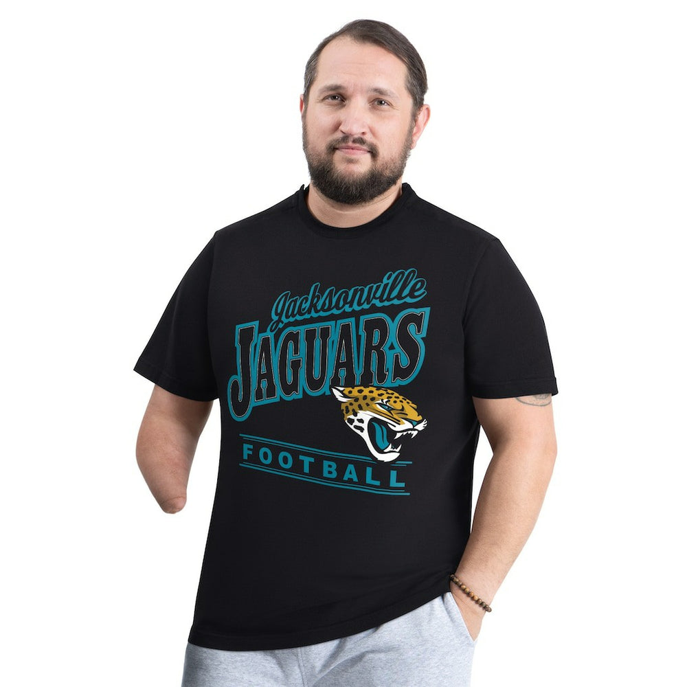 Jacksonville Jaguars G-III Sports by Carl Banks Adaptive Headliner Graphic T-Shirt Black - NFL