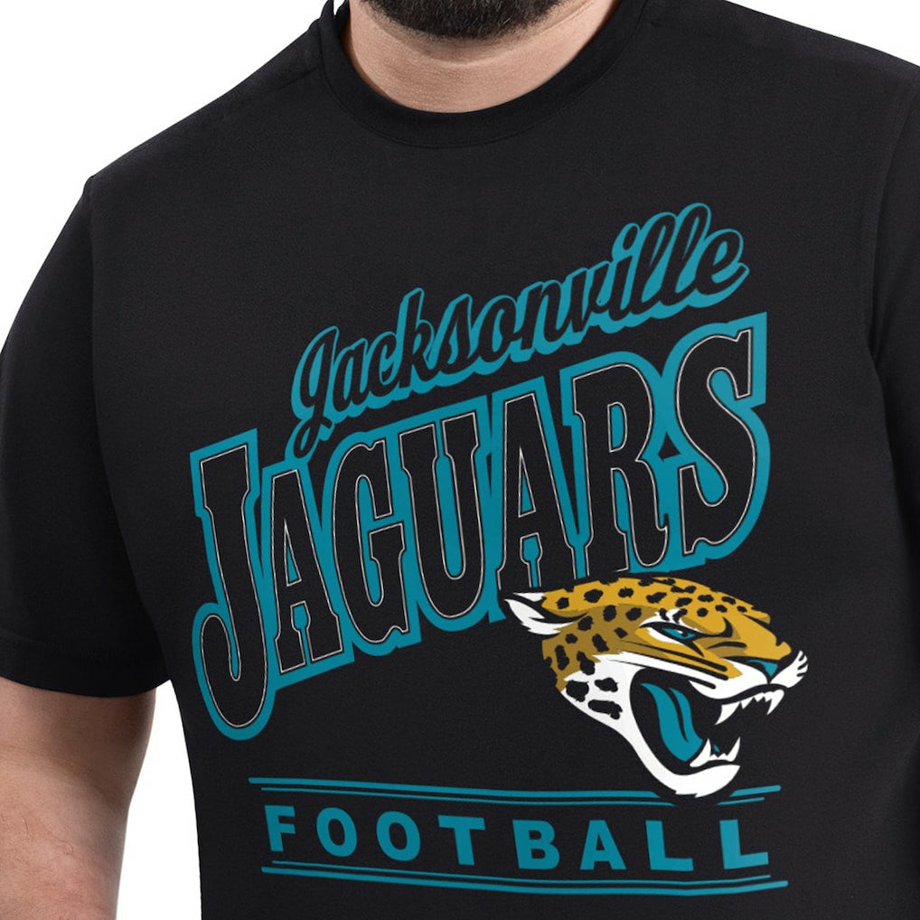 Jacksonville Jaguars G-III Sports by Carl Banks Adaptive Headliner Graphic T-Shirt Black - NFL