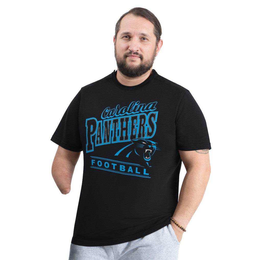 Carolina Panthers G-III Sports by Carl Banks Adaptive Headliner Graphic T-Shirt Black - NFL