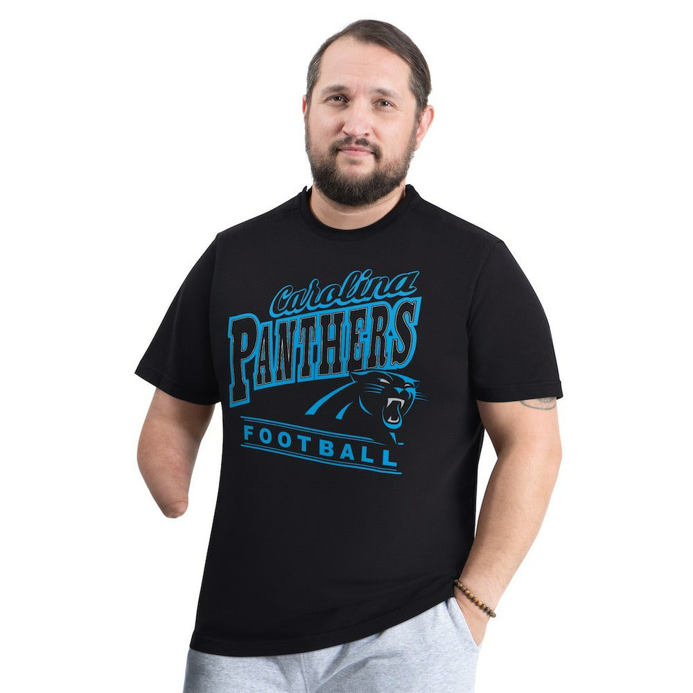 Carolina Panthers G-III Sports by Carl Banks Adaptive Headliner Graphic T-Shirt Black - NFL