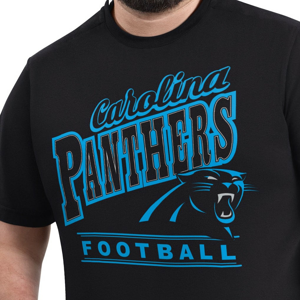 Carolina Panthers G-III Sports by Carl Banks Adaptive Headliner Graphic T-Shirt Black - NFL